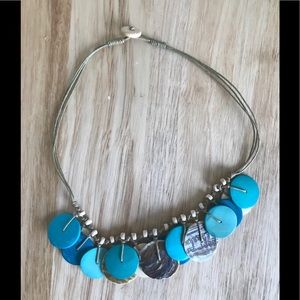 Fun Button and Cord Necklace